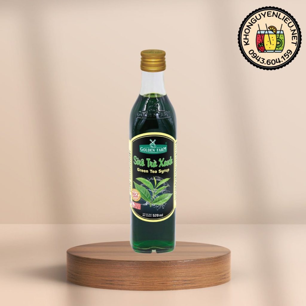 Siro Trà Xanh Golden Farm 520ml