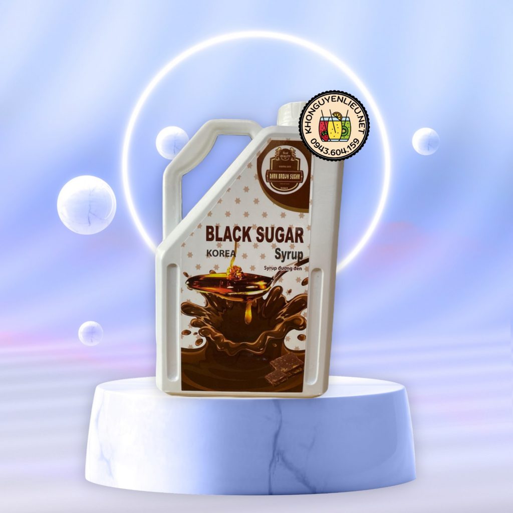 Siro Đường Đen Hàn Quốc Can 2.5kg