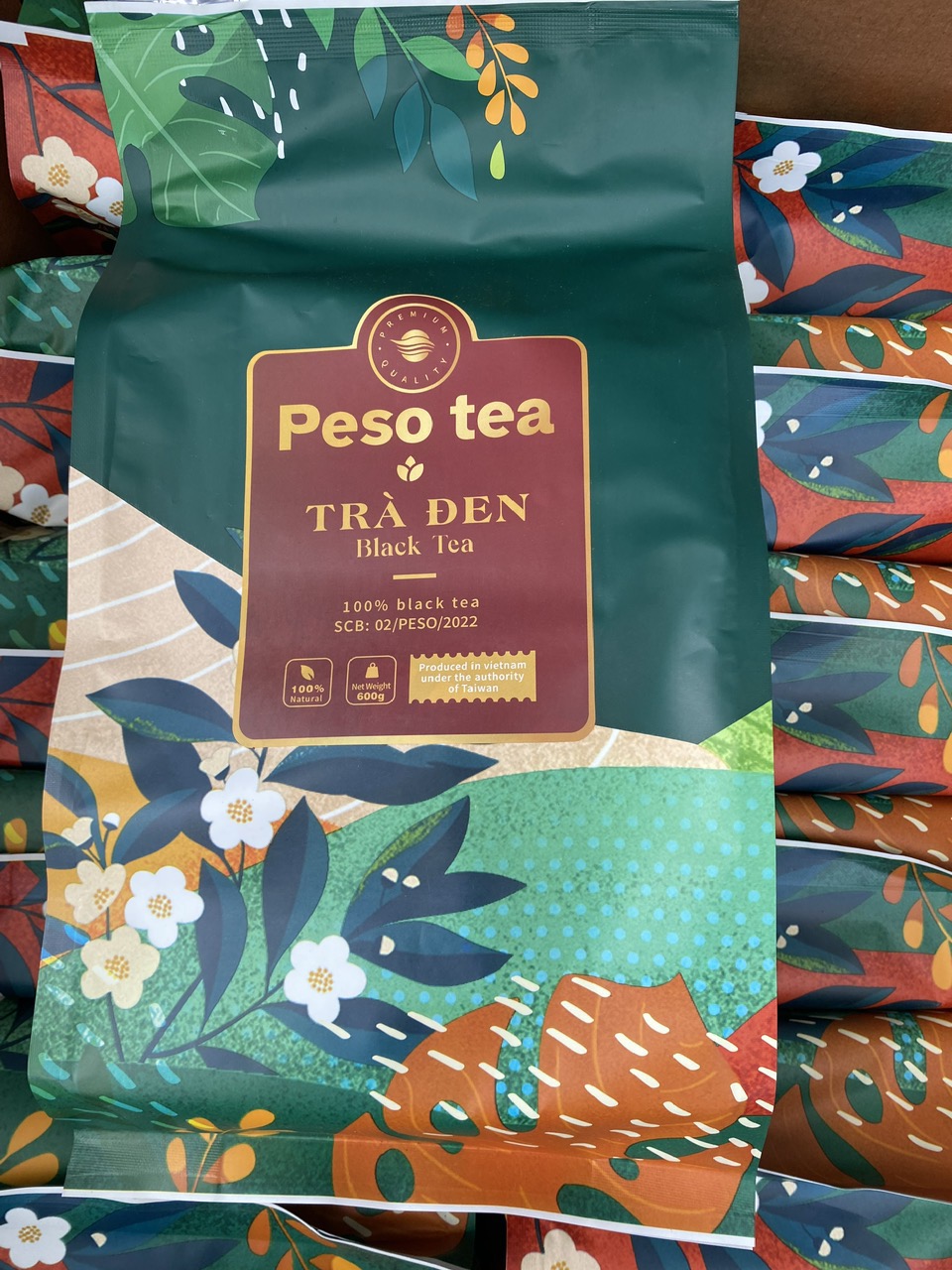 Trà đen Peso gói 600g