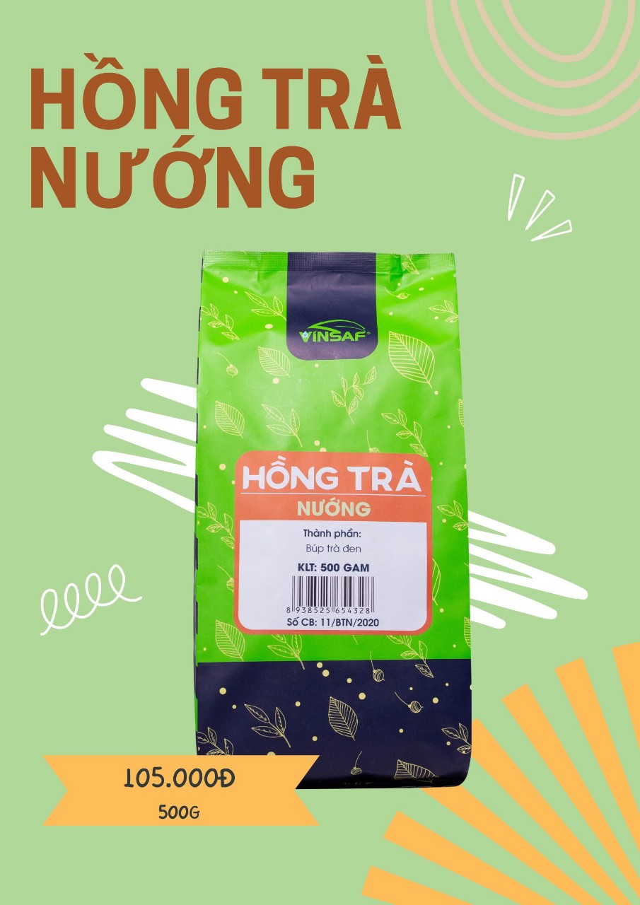 HỒNG TRÀ NƯỚNG VINSAF 500GR