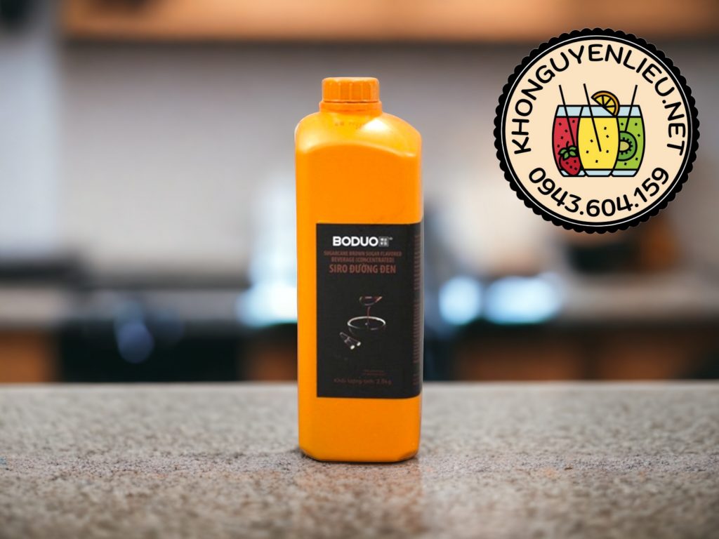 Siro Boduo Đường đen can 2L