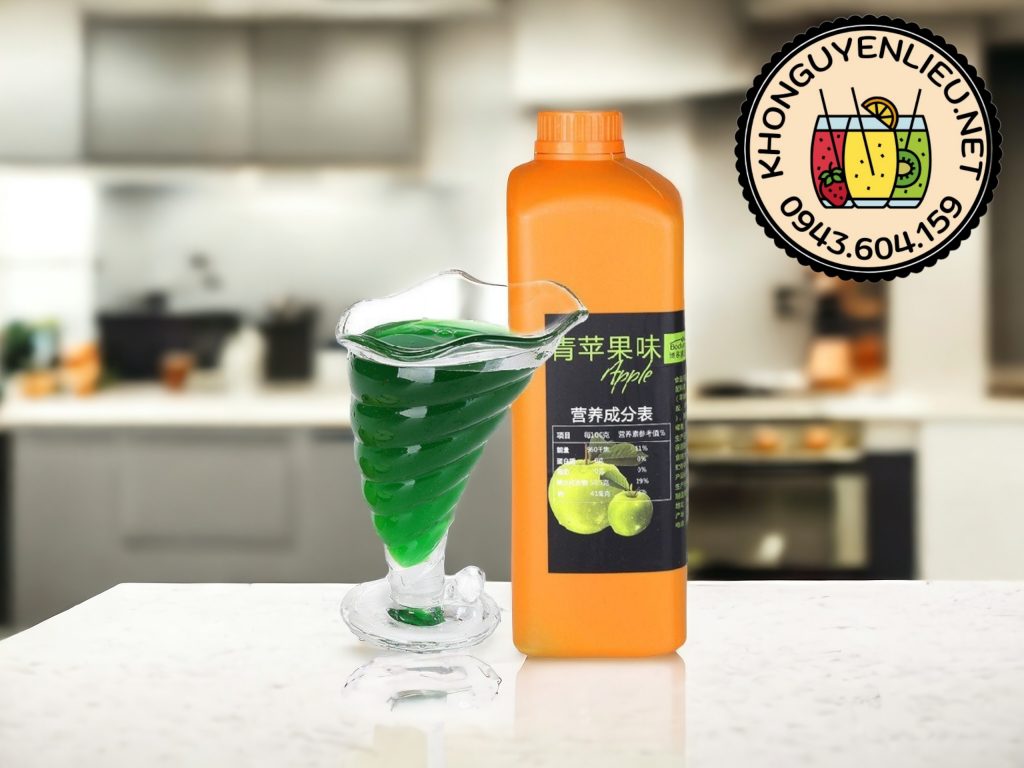 Siro Boduo Táo xanh can 2L