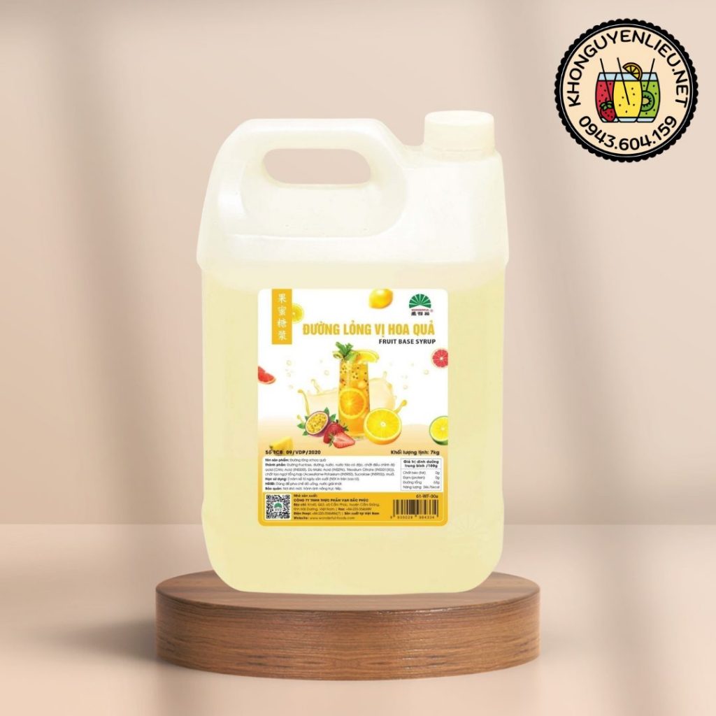 Đường Lỏng Vị Hoa Quả Wonderful 7kg