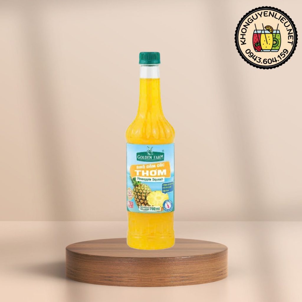 Siro Dứa Golden Farm Chai 700ml