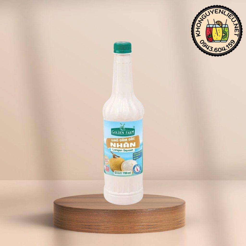 Siro Nhãn Golden Farm Chai 700ml