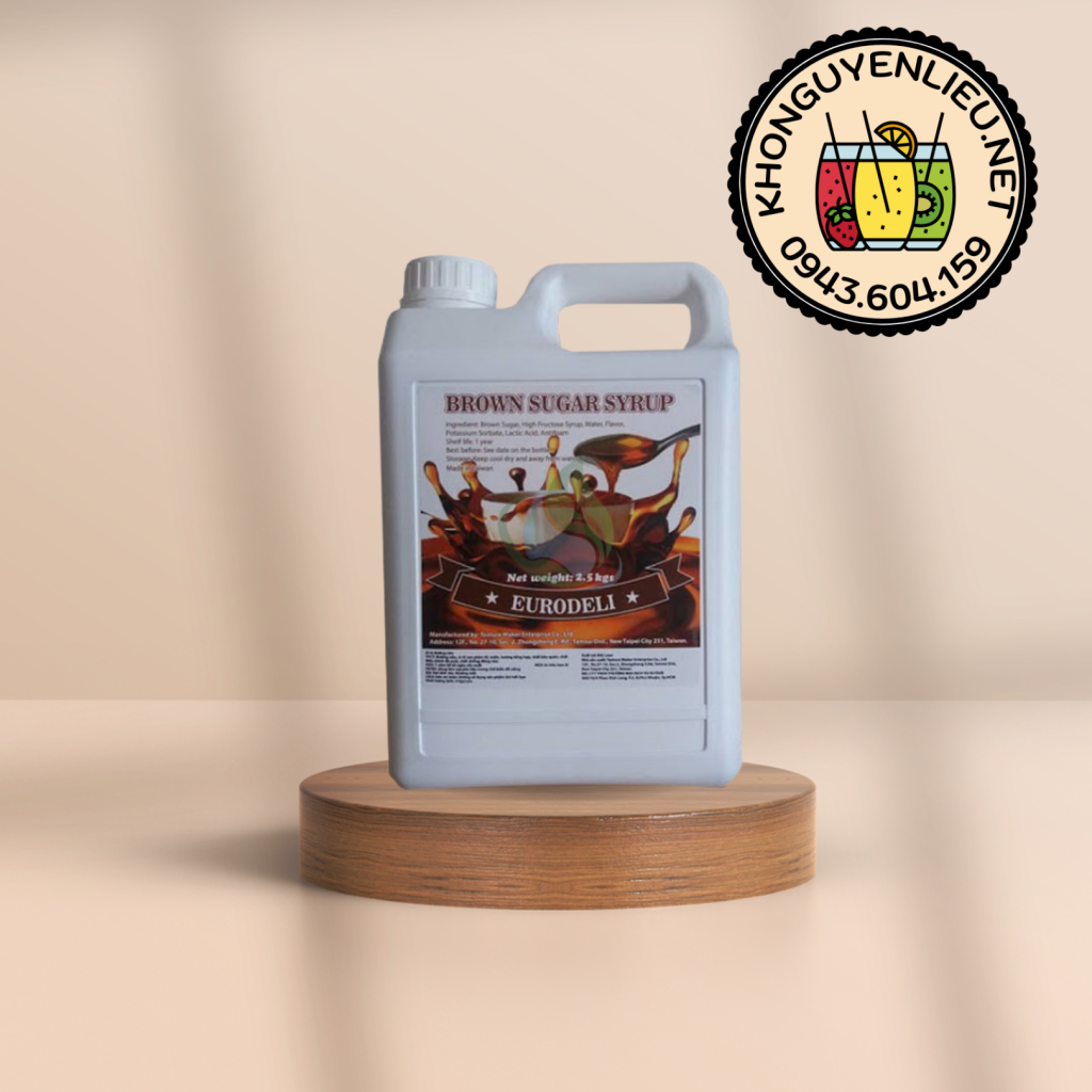 Siro Đường Đen Eurodeli 2,5 kg