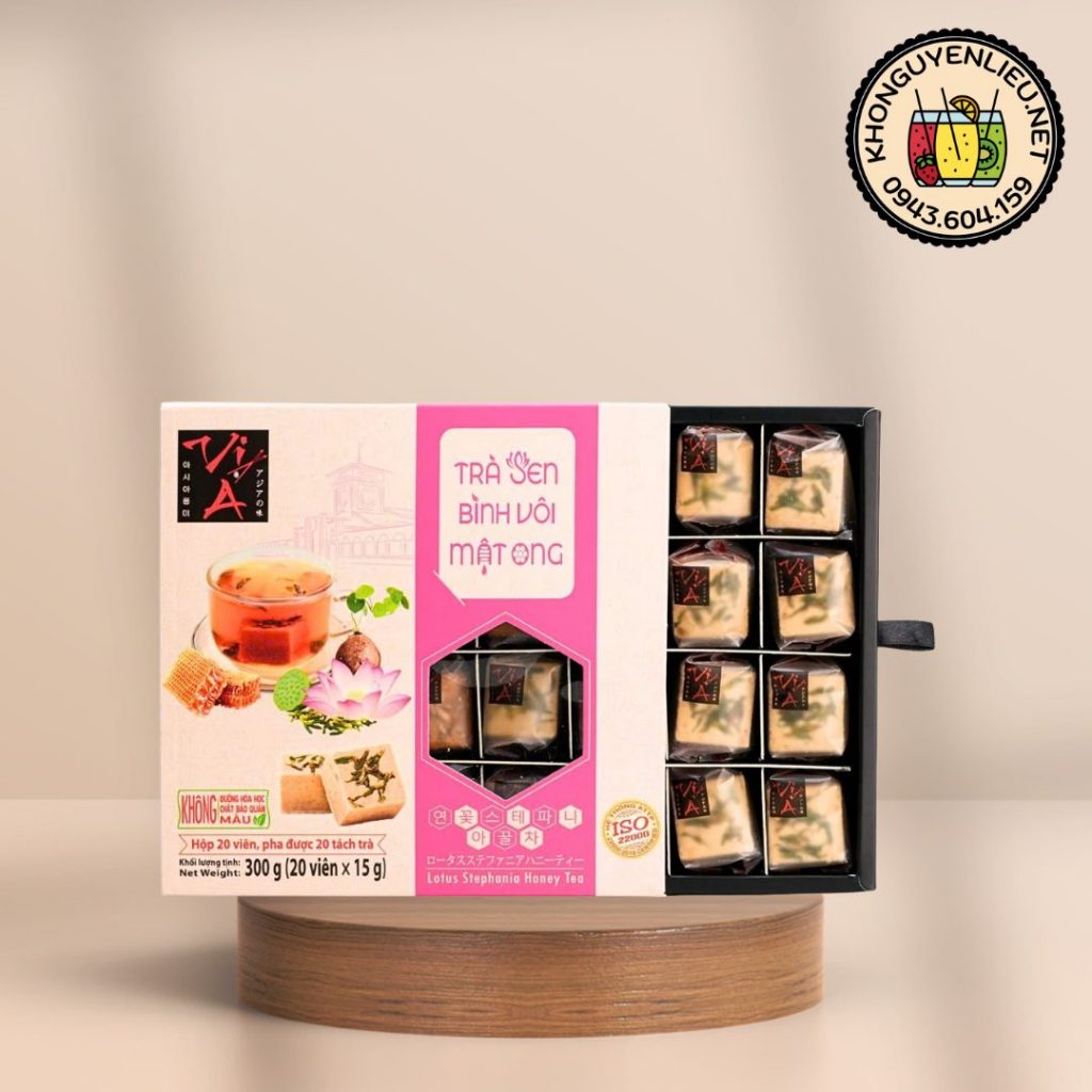Trà Sen Bình Vôi Mật Ong Golden Farm 20 Viên