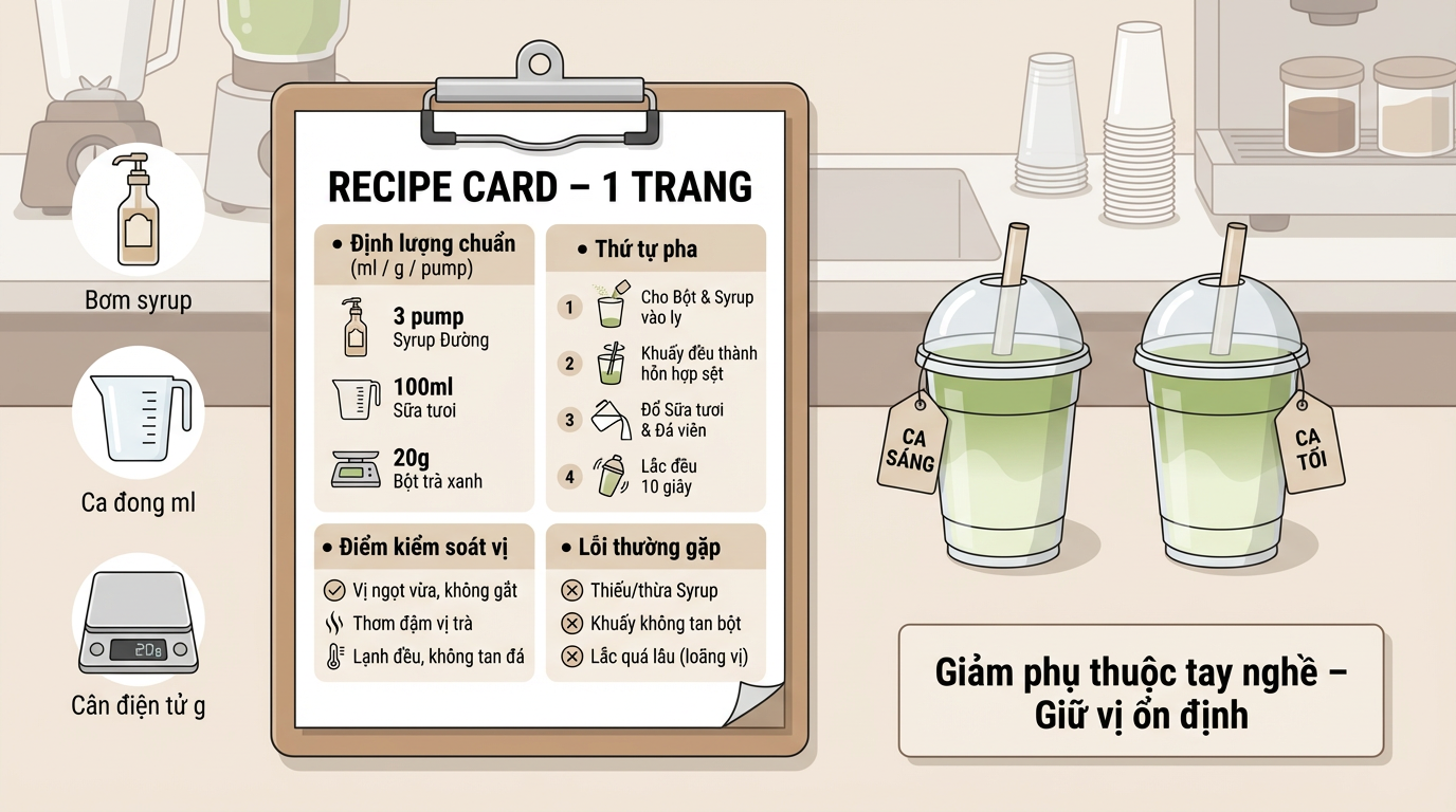 recipe card